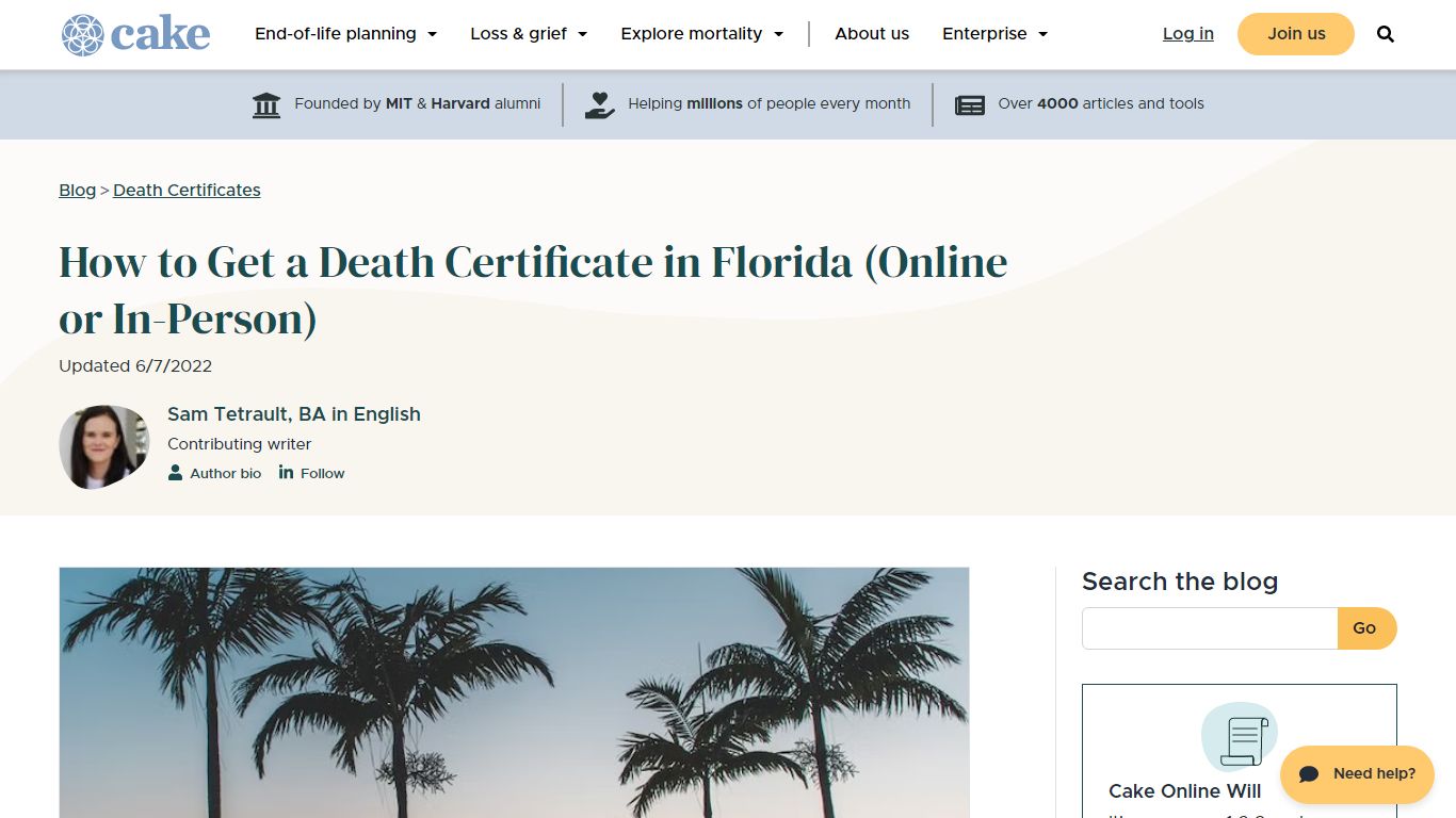 How to Get a Death Certificate in Florida (Online or In-Person)